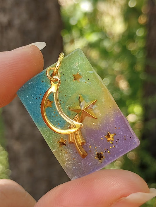 Stellar Shooting Star UV Glow