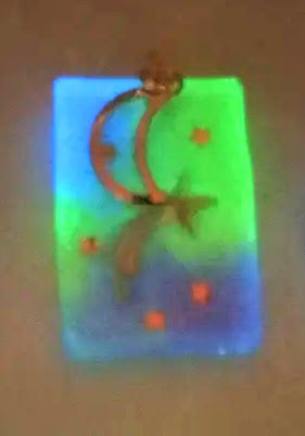 Stellar Shooting Star UV Glow