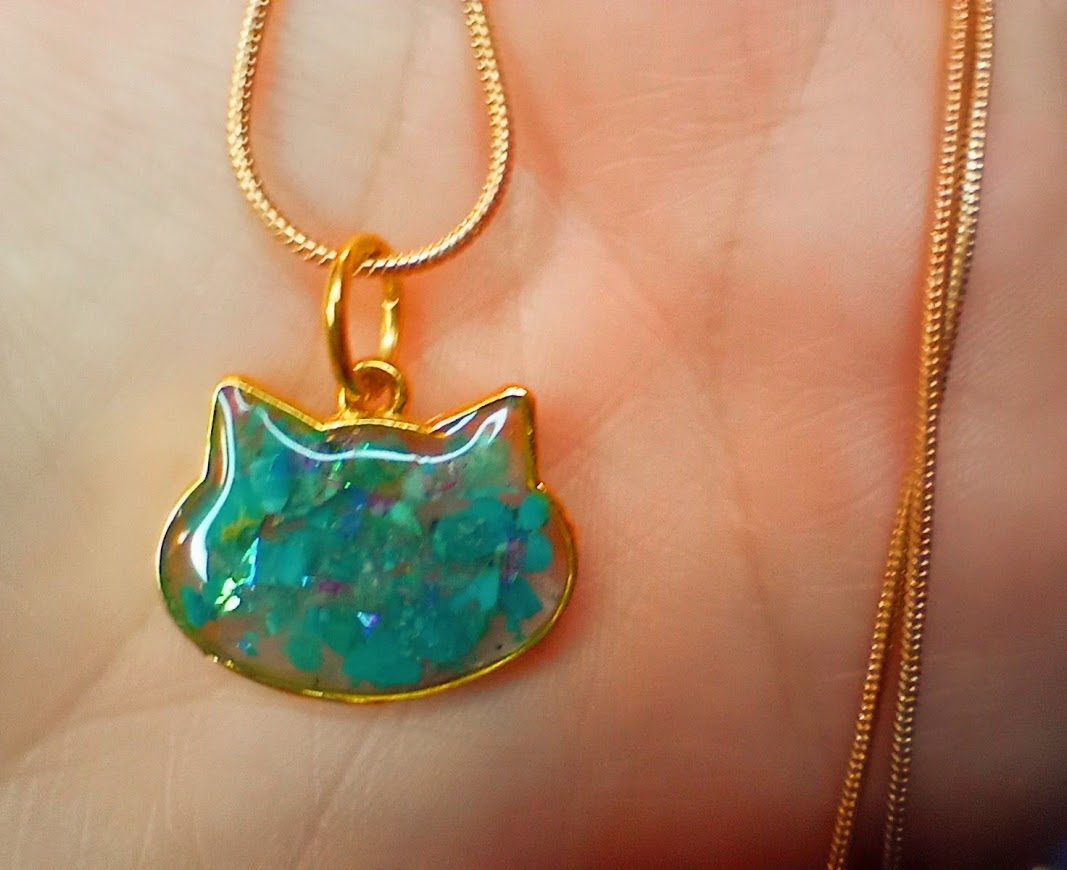 Turquoise Kitty Necklace