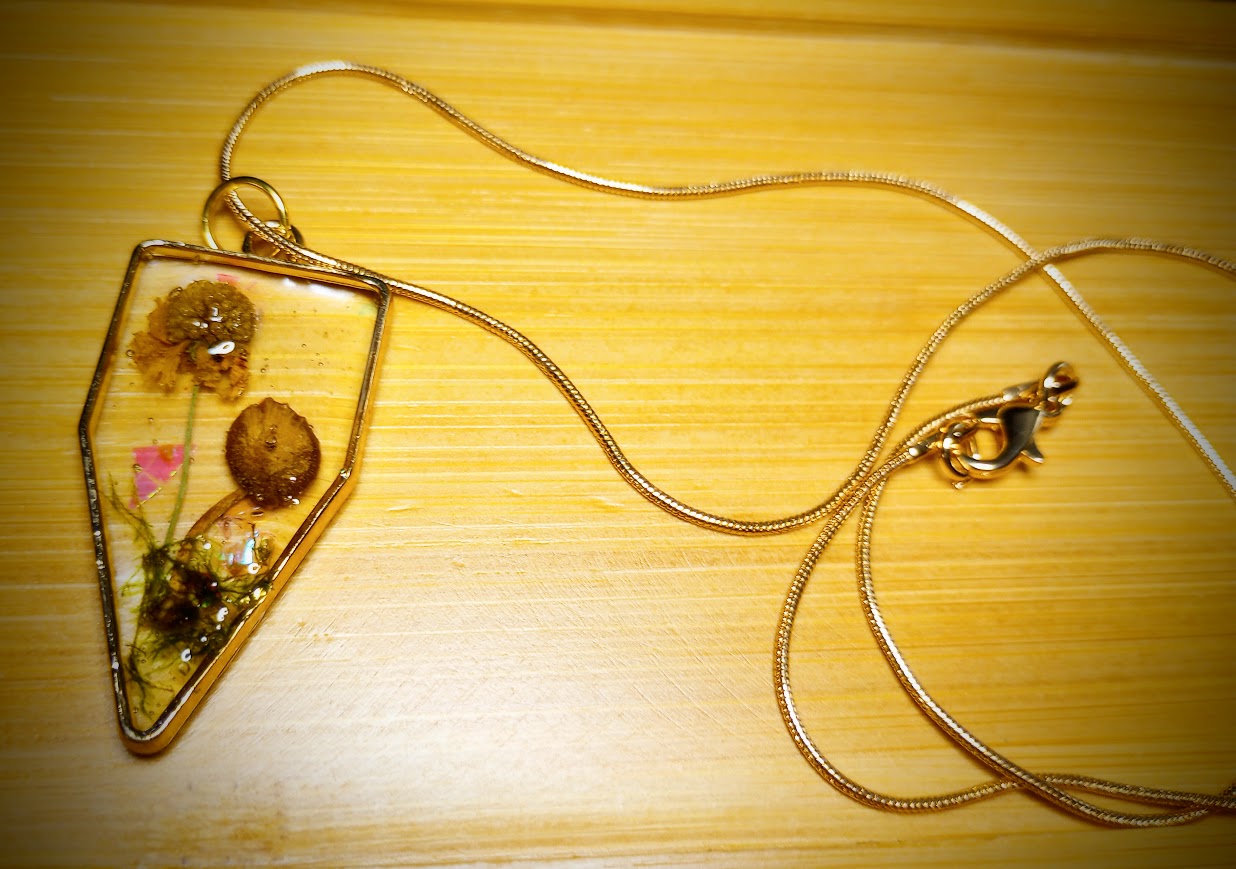 Yellow Flower with Mushroom