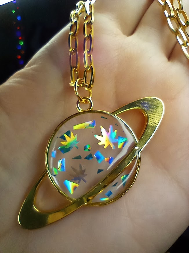 420 Stellar UV Resin Pendants