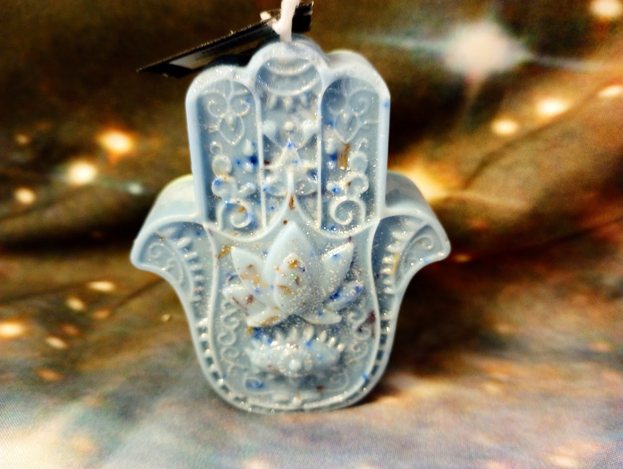 Hamsa Hand Candle