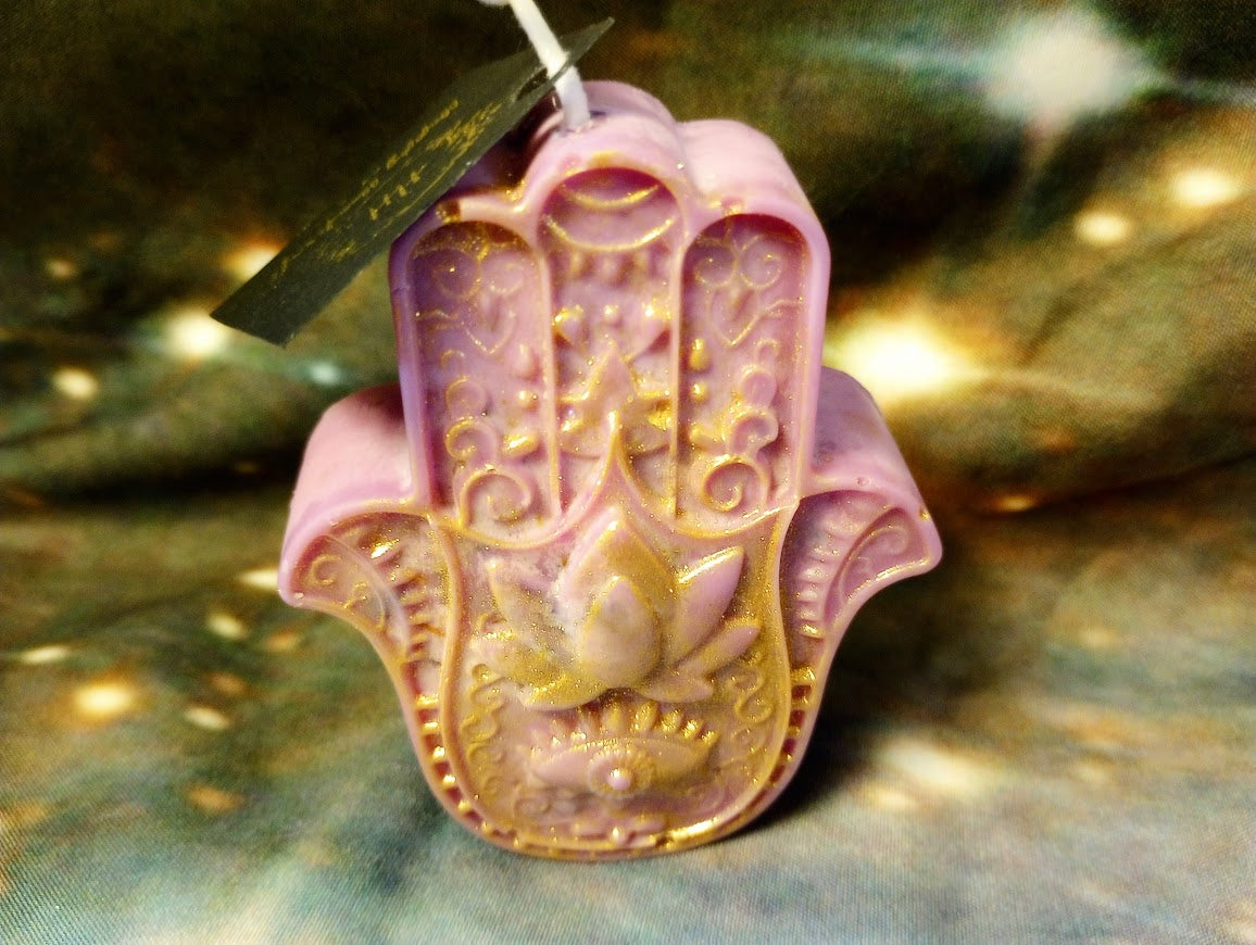 Hamsa Hand Candle