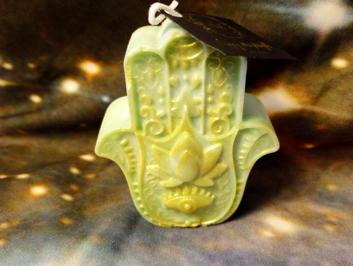 Hamsa Hand Candle