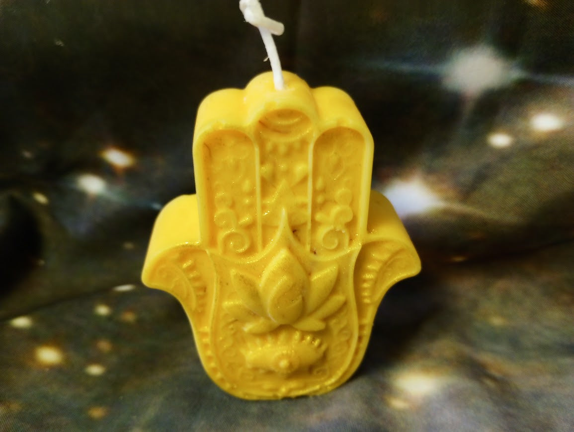 Hamsa Hand Candle
