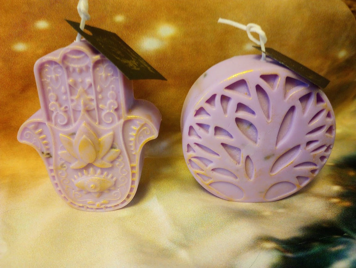 Hamsa Hand Candle