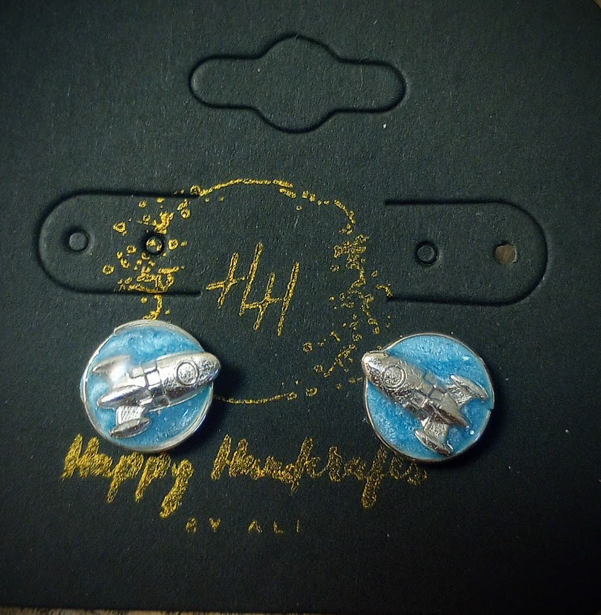 UV Glow Rocket Studs