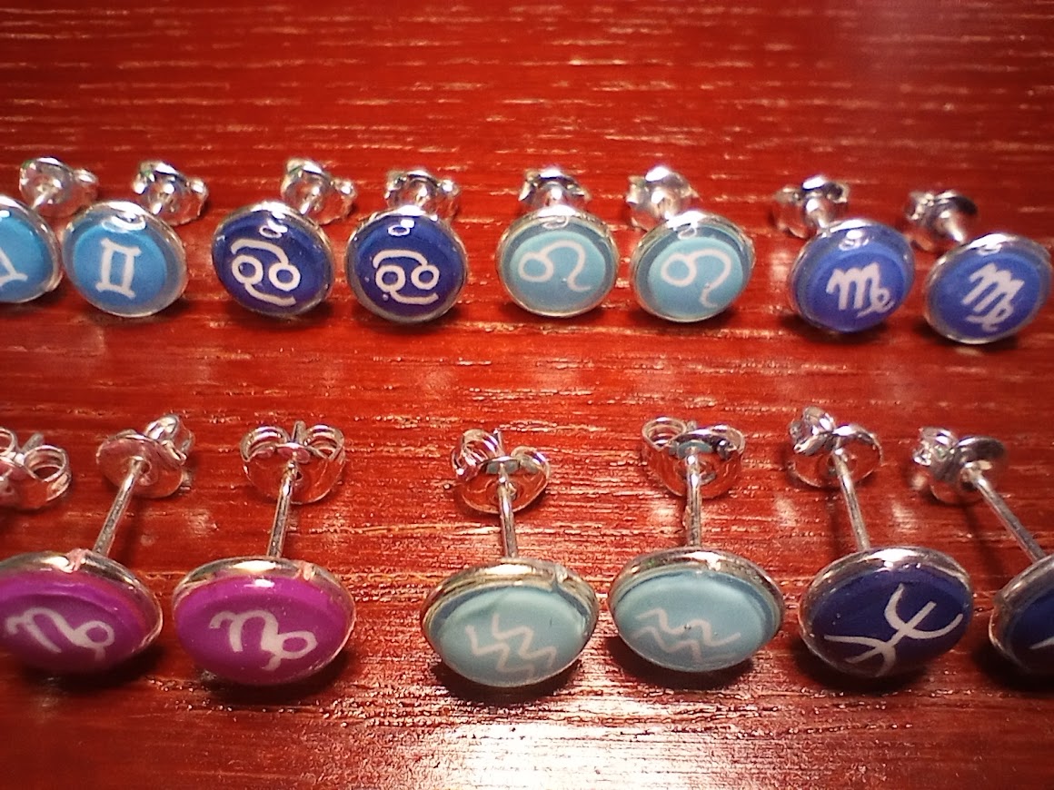 Zodiac Studs